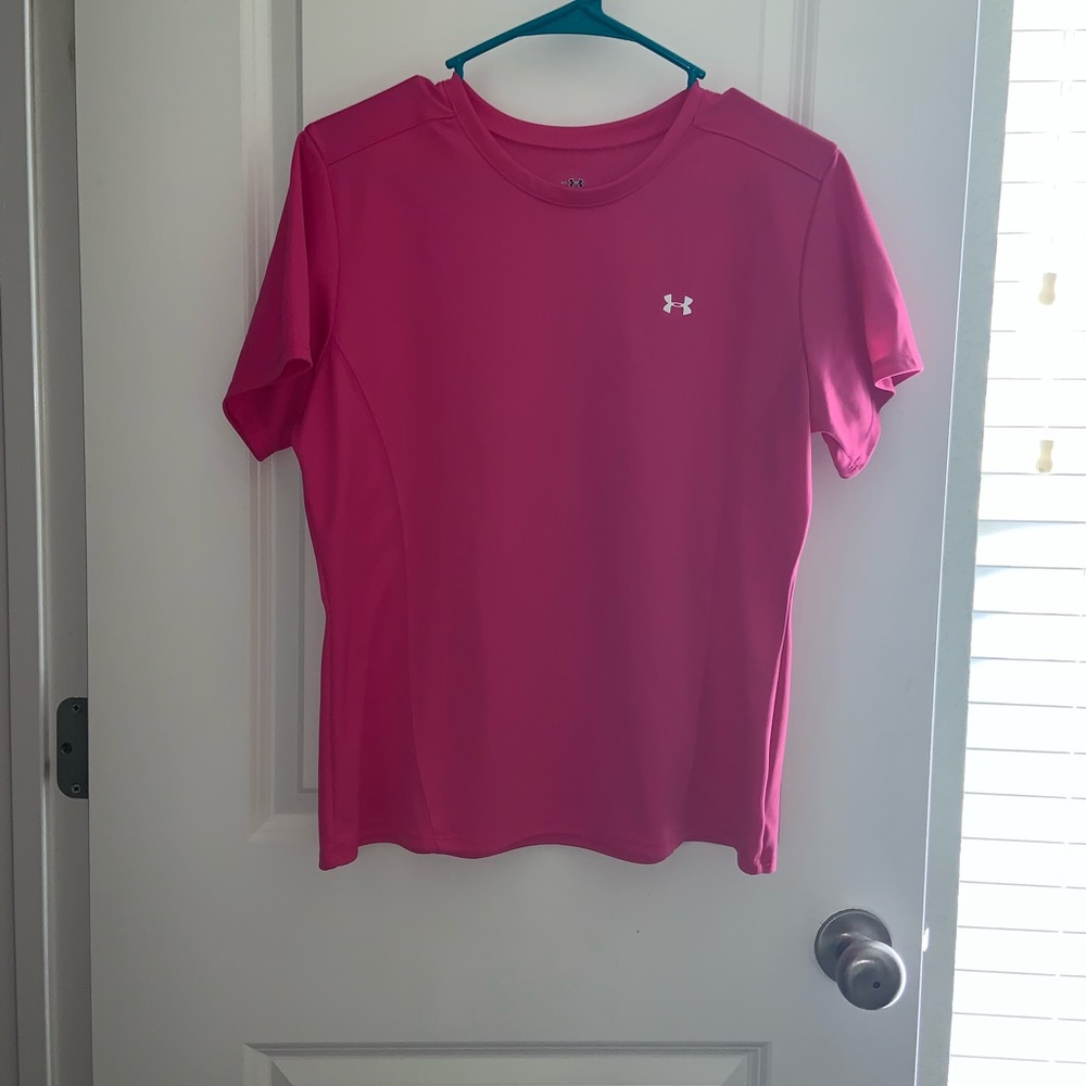 PINK UNDER ARMOUR SHIRT